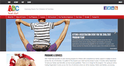 Desktop Screenshot of abcheadstart.org